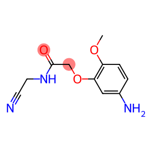 2-(5-amino-2-methoxyphenoxy)-N-(cyanomethyl)acetamide