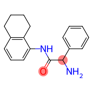 2-amino-2-phenyl-N-5,6,7,8-tetrahydronaphthalen-1-ylacetamide