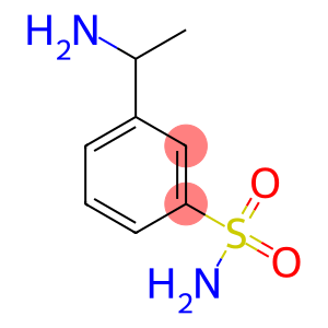 3-(1-aminoethyl)benzene-1-sulfonamide