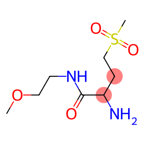 2-amino-N-(2-methoxyethyl)-4-(methylsulfonyl)butanamide