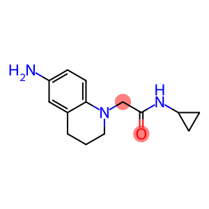 2-(6-amino-1,2,3,4-tetrahydroquinolin-1-yl)-N-cyclopropylacetamide