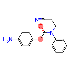 2-(4-aminophenyl)-N-(2-cyanoethyl)-N-phenylacetamide