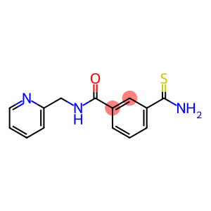 3-(aminocarbonothioyl)-N-(pyridin-2-ylmethyl)benzamide