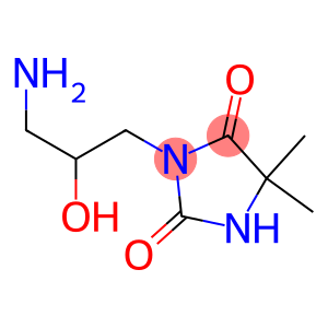 3-(3-amino-2-hydroxypropyl)-5,5-dimethylimidazolidine-2,4-dione