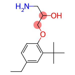 1-amino-3-(2-tert-butyl-4-ethylphenoxy)propan-2-ol