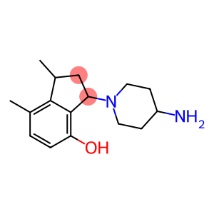 3-(4-aminopiperidin-1-yl)-1,7-dimethyl-2,3-dihydro-1H-inden-4-ol