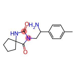3-[2-amino-2-(4-methylphenyl)ethyl]-1,3-diazaspiro[4.4]nonane-2,4-dione