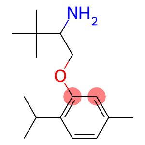 2-(2-amino-3,3-dimethylbutoxy)-4-methyl-1-(propan-2-yl)benzene