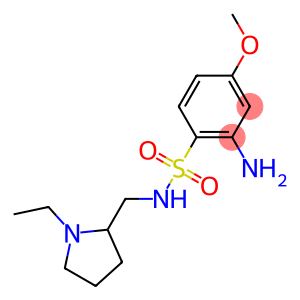 2-amino-N-[(1-ethylpyrrolidin-2-yl)methyl]-4-methoxybenzene-1-sulfonamide