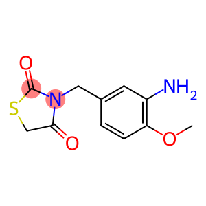 3-[(3-amino-4-methoxyphenyl)methyl]-1,3-thiazolidine-2,4-dione