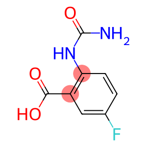 2-[(aminocarbonyl)amino]-5-fluorobenzoic acid