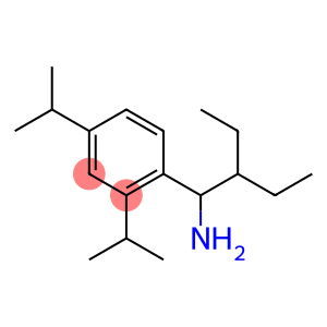 1-(1-amino-2-ethylbutyl)-2,4-bis(propan-2-yl)benzene