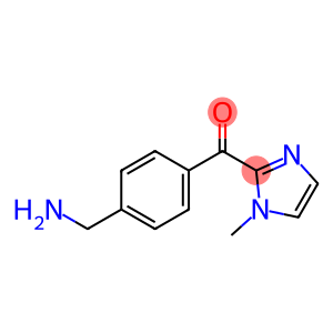 [4-(aminomethyl)phenyl](1-methyl-1H-imidazol-2-yl)methanone