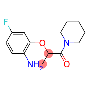 2-(2-amino-5-fluorophenoxy)-1-(piperidin-1-yl)propan-1-one