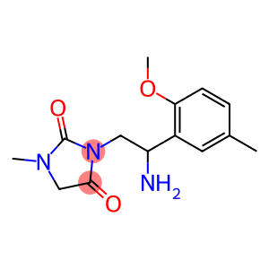 3-[2-amino-2-(2-methoxy-5-methylphenyl)ethyl]-1-methylimidazolidine-2,4-dione