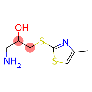 1-amino-3-[(4-methyl-1,3-thiazol-2-yl)sulfanyl]propan-2-ol