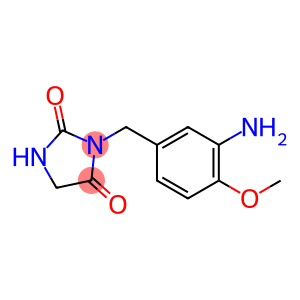 3-[(3-amino-4-methoxyphenyl)methyl]imidazolidine-2,4-dione
