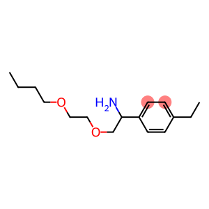 1-[1-amino-2-(2-butoxyethoxy)ethyl]-4-ethylbenzene