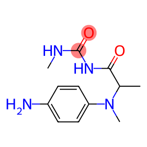 1-{2-[(4-aminophenyl)(methyl)amino]propanoyl}-3-methylurea