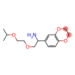 6-{1-amino-2-[2-(propan-2-yloxy)ethoxy]ethyl}-2,3-dihydro-1,4-benzodioxine