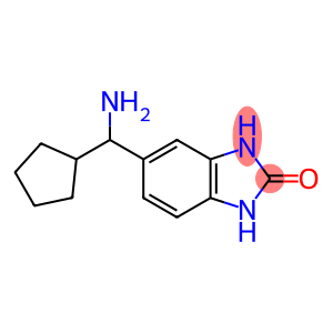 5-[amino(cyclopentyl)methyl]-2,3-dihydro-1H-1,3-benzodiazol-2-one