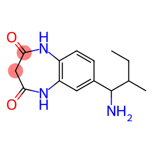 7-(1-amino-2-methylbutyl)-2,3,4,5-tetrahydro-1H-1,5-benzodiazepine-2,4-dione