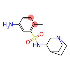 5-amino-N-{1-azabicyclo[2.2.2]octan-3-yl}-2-methylbenzene-1-sulfonamide