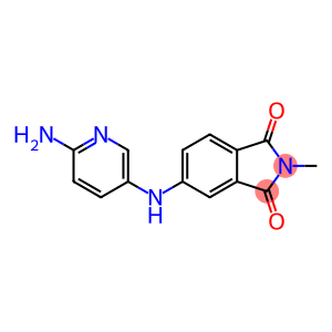 5-[(6-aminopyridin-3-yl)amino]-2-methyl-2,3-dihydro-1H-isoindole-1,3-dione