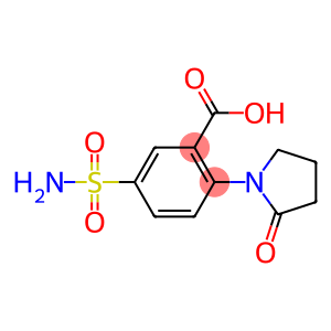 5-(aminosulfonyl)-2-(2-oxopyrrolidin-1-yl)benzoic acid