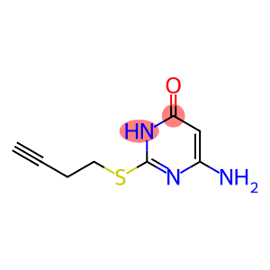 6-amino-2-(but-3-yn-1-ylsulfanyl)-3,4-dihydropyrimidin-4-one