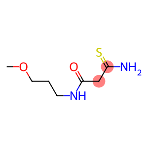 3-amino-N-(3-methoxypropyl)-3-thioxopropanamide