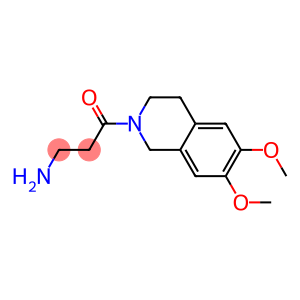 3-amino-1-(6,7-dimethoxy-1,2,3,4-tetrahydroisoquinolin-2-yl)propan-1-one