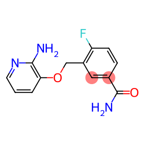 3-{[(2-aminopyridin-3-yl)oxy]methyl}-4-fluorobenzamide