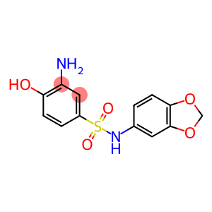 3-amino-N-(2H-1,3-benzodioxol-5-yl)-4-hydroxybenzene-1-sulfonamide