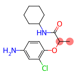 2-(4-amino-2-chlorophenoxy)-N-cyclohexylpropanamide