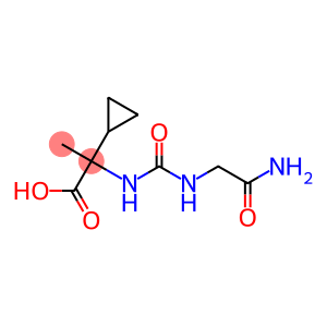 2-({[(2-amino-2-oxoethyl)amino]carbonyl}amino)-2-cyclopropylpropanoic acid