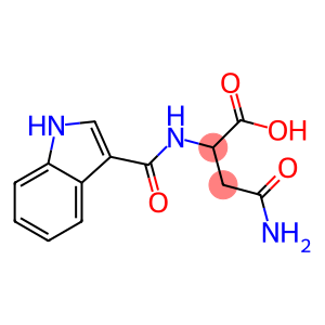 4-amino-2-[(1H-indol-3-ylcarbonyl)amino]-4-oxobutanoic acid