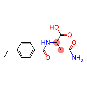 4-amino-2-[(4-ethylbenzoyl)amino]-4-oxobutanoic acid