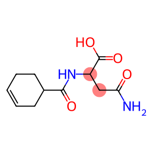4-amino-2-[(cyclohex-3-en-1-ylcarbonyl)amino]-4-oxobutanoic acid