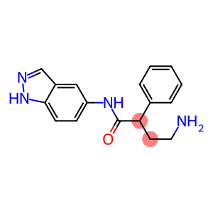 4-amino-N-(1H-indazol-5-yl)-2-phenylbutanamide