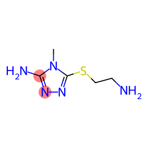 5-[(2-aminoethyl)sulfanyl]-4-methyl-4H-1,2,4-triazol-3-amine