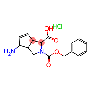 4-AMINO-HEXAHYDRO-CYCLOPENTA[C]PYRROLE-1,2-DICARBOXYLIC ACID 2-BENZYL ESTER HYDROCHLORIDE