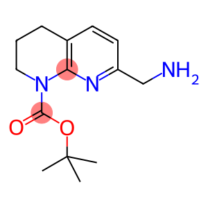 7-AMINOMETHYL-3,4-DIHYDRO-2H-[1,8]NAPHTHYRIDINE-1-CARBOXYLIC ACID TERT-BUTYL ESTER