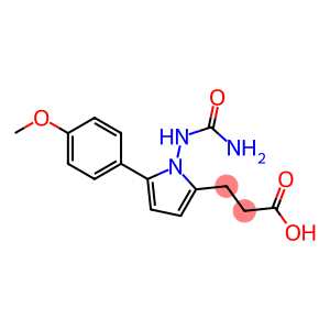 3-[1-[(aminocarbonyl)amino]-5-(4-methoxyphenyl)-1H-pyrrol-2-yl]propanoic acid