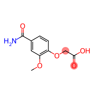 [4-(aminocarbonyl)-2-methoxyphenoxy]acetic acid