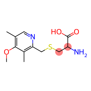 2-amino-3-{[(4-methoxy-3,5-dimethylpyridin-2-yl)methyl]sulfanyl}propanoic acid