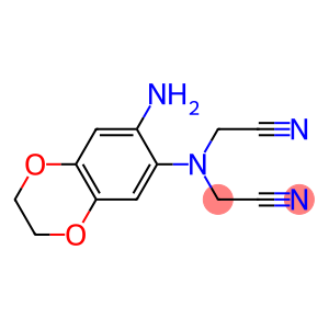 2-[(7-amino-2,3-dihydro-1,4-benzodioxin-6-yl)(cyanomethyl)amino]acetonitrile