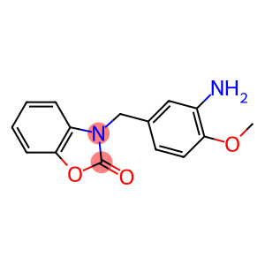 3-[(3-amino-4-methoxyphenyl)methyl]-2,3-dihydro-1,3-benzoxazol-2-one