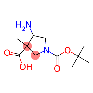 4-Amino-pyrrolidine-1,3-dicarboxylic acid 1-tert-butyl ester 3-methyl ester