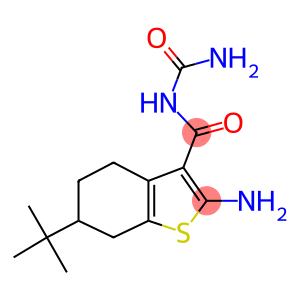 2-氨基-6-叔丁基-N-氨基甲酰-4,5,6,7-四氢-1-苯并噻吩-3-甲酰胺